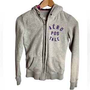 Aeropostale Sweatshirt Size XS Zipper Front Hoodie